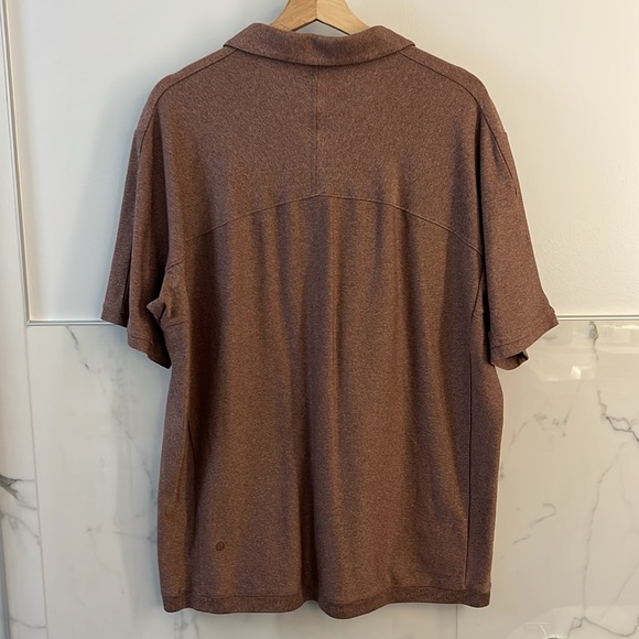 Lululemon Men’s XL Soft Jersey Short-Sleeve Polo Shirt - Picture 2 of 3